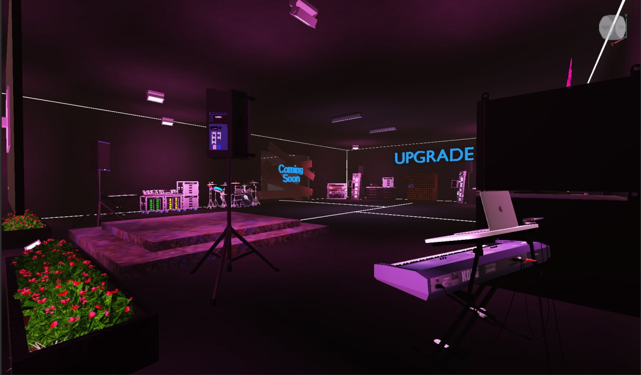 Upgrade-gebied in de ruimte